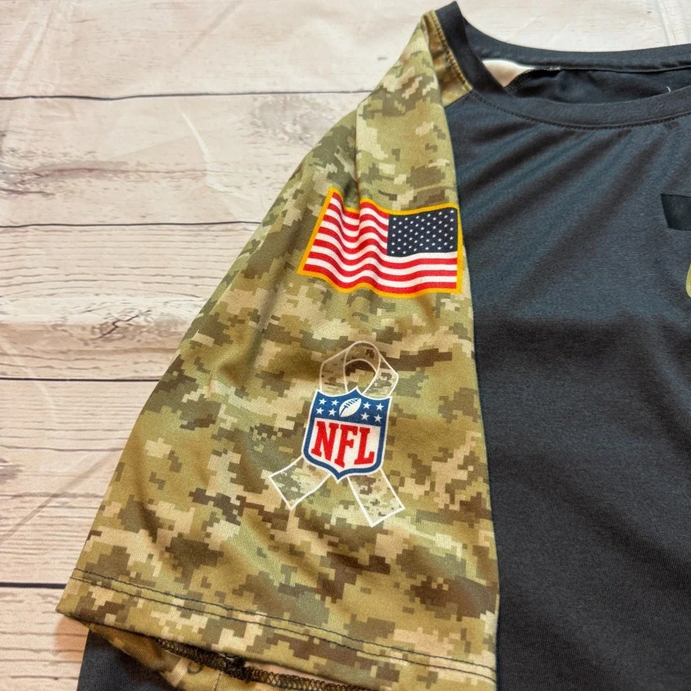 Nike‎ Seattle Seahawks NFL Salute to Service On Field Shirt Men's Size Medium